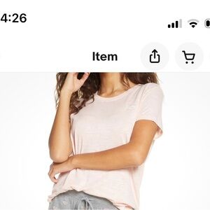 P.J. Salvage Blush Pink Tee